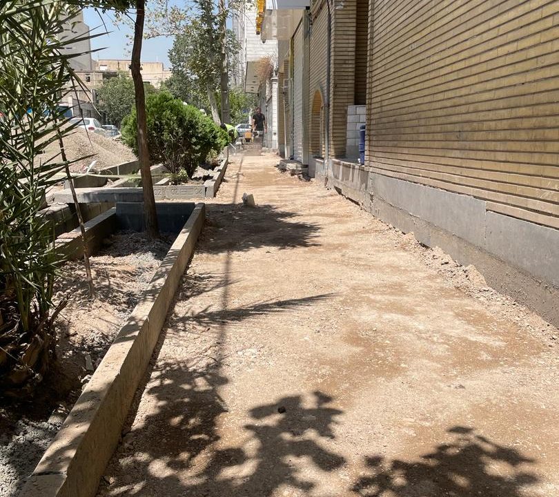 عملیات نگهداشت معابر سطح ناحیه 3